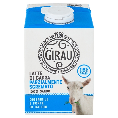 Girau Latte di Capra 100% Sardo 1,6% di Grassi 500 ml